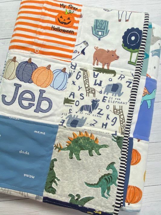 Keepsake Quilt from Baby Clothes